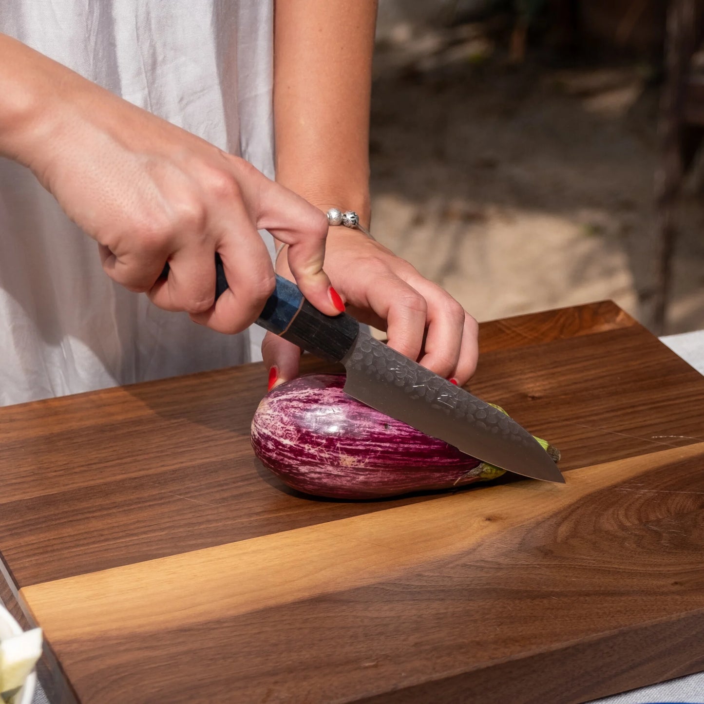 Couteau d’Office 12 cm – Seki Kyuba KATA Vert Marron