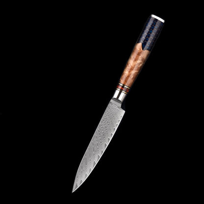 Kiba Damascus Paring Knife