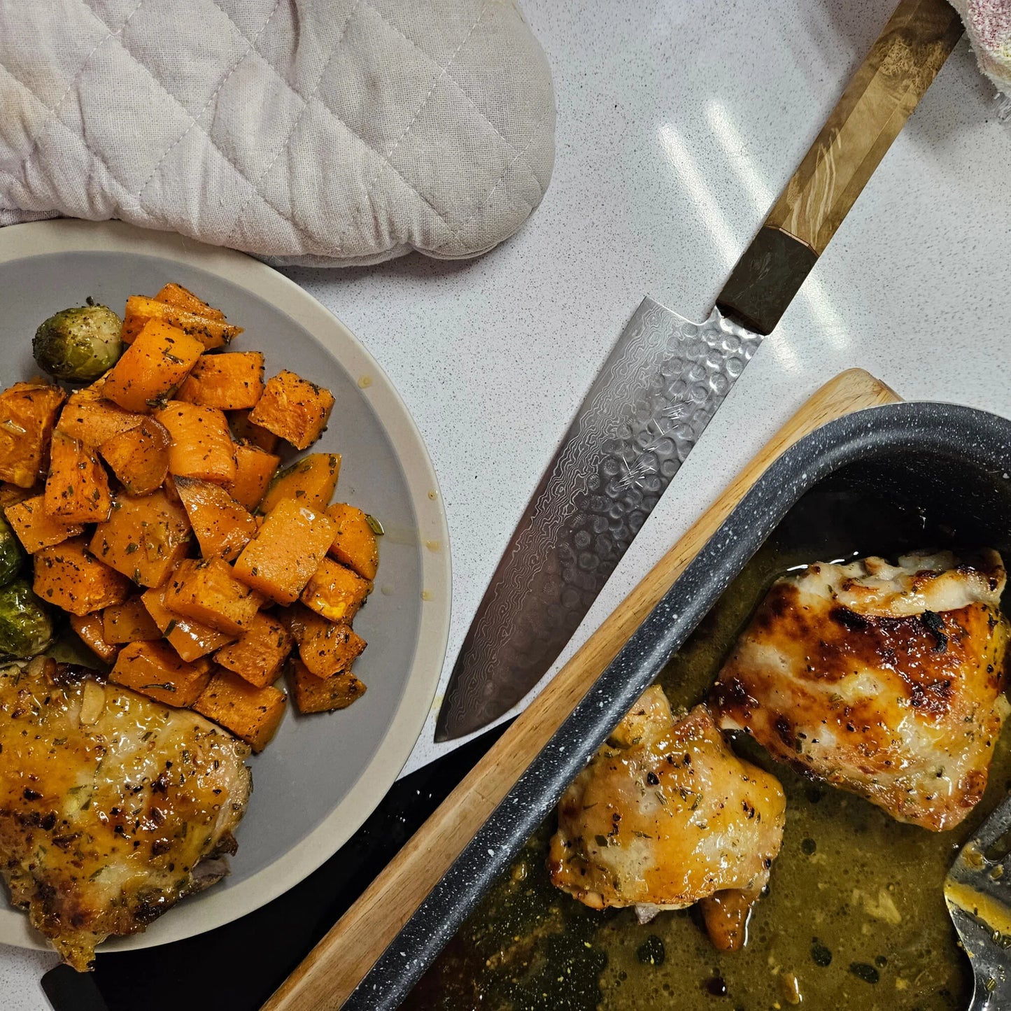 Akira Kumo Santoku Knife 19cm