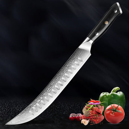 Kuro Damascus Ham Knife