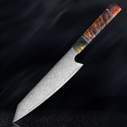 Mahou Damascus Kiritsuke Knife
