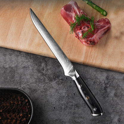 Kuro Damascus Honesuki - Boning Knife
