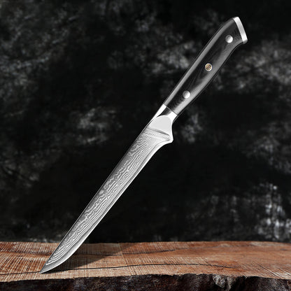 Kuro Damascus Honesuki - Boning Knife