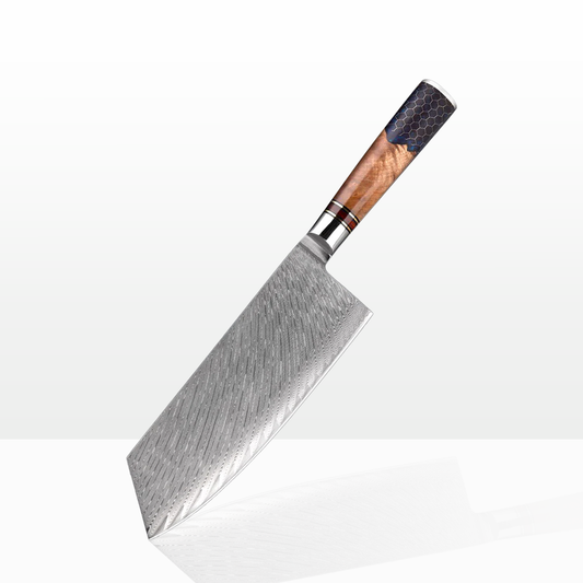 Kiba Damascus Chukabocho - Cleaver