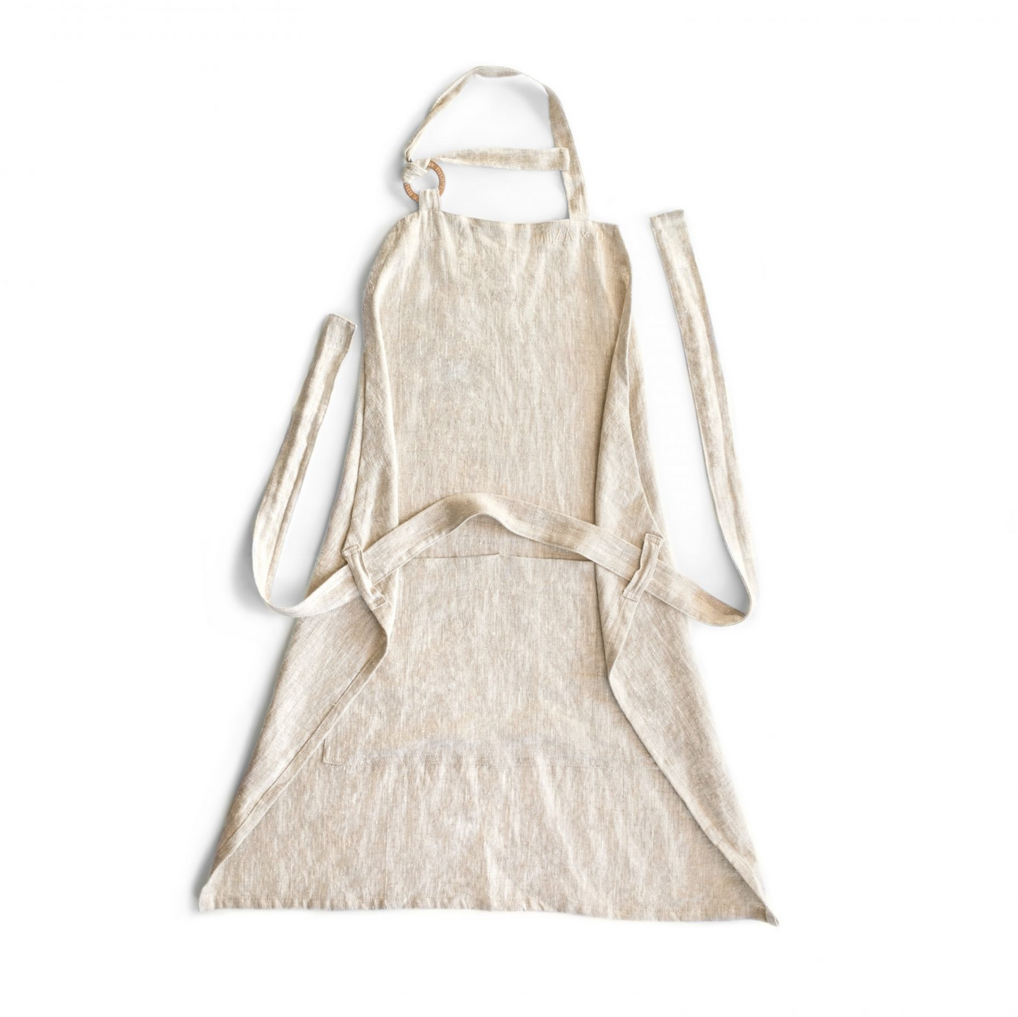 Linen Kitchen Apron – Natural Beige