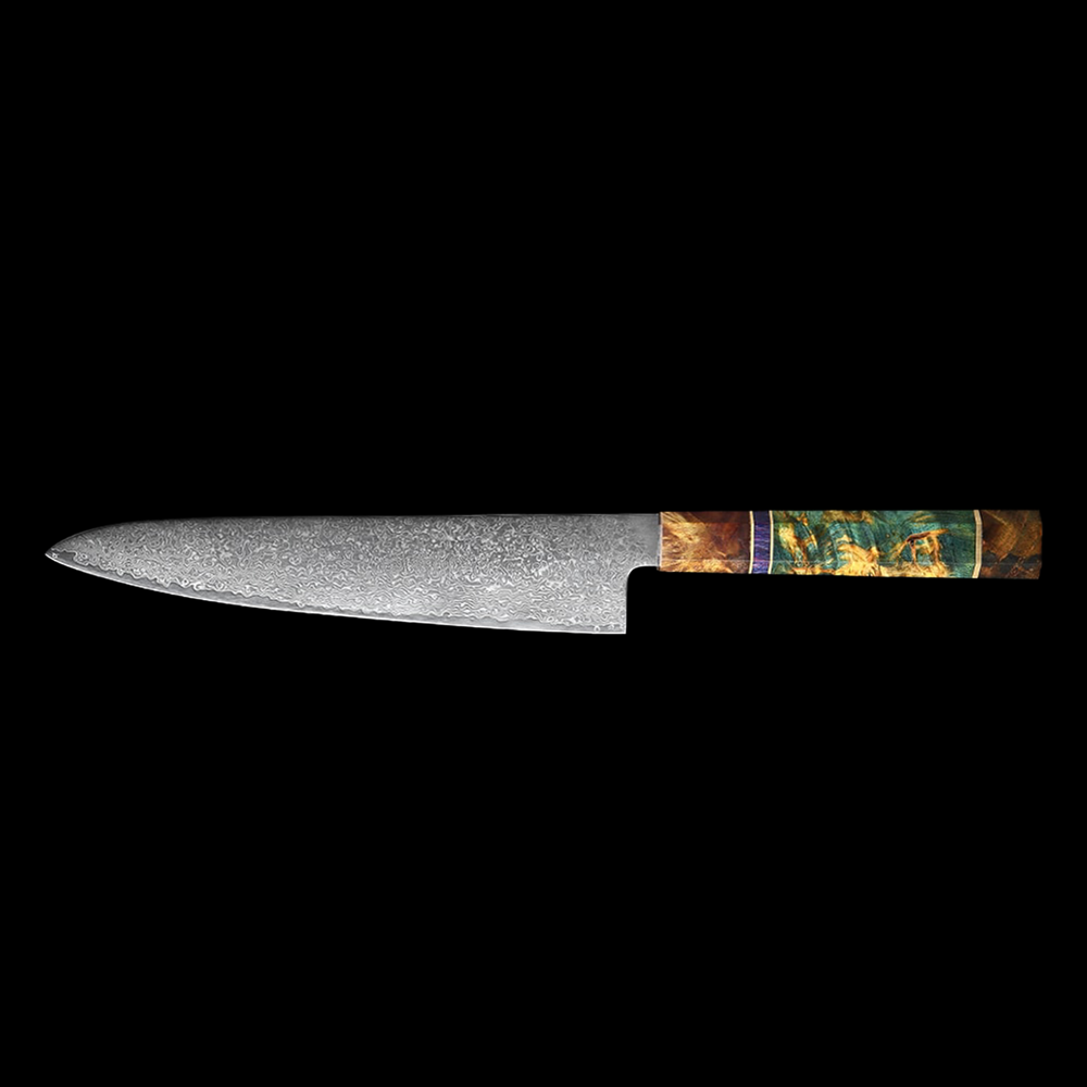 Mahou Damascus Chef's Knife