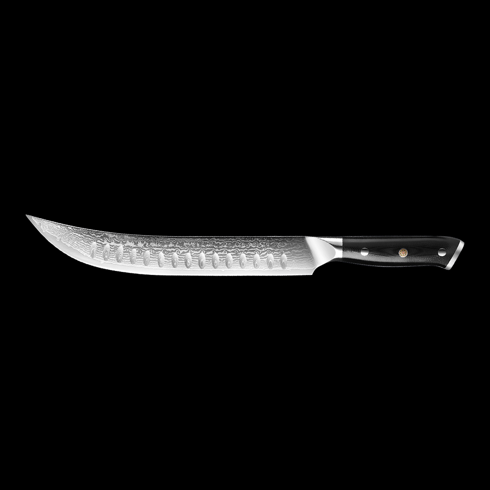 Kuro Damascus Ham Knife