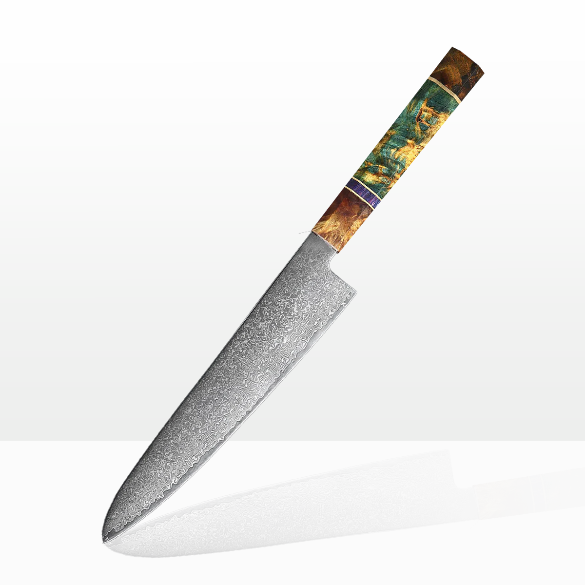 Mahou Damascus Chef's Knife