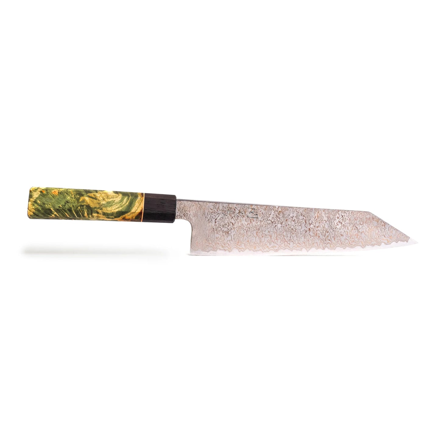 Couteau de chef Bunka 20 cm  – Seki Kyuba NIJI Bleu méditerranéen