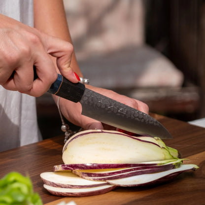 Couteau d’Office 12 cm – Seki Kyuba KATA Vert Marron