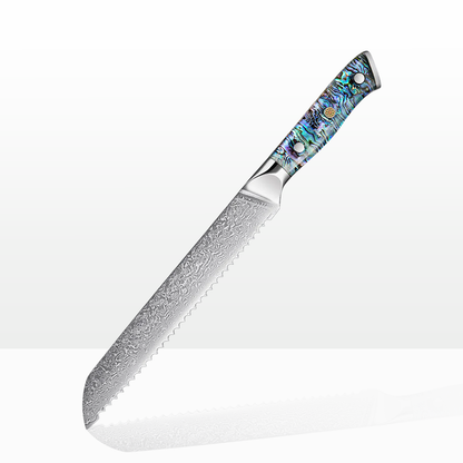 Aonami Damascus Pankiri - Bread Knife