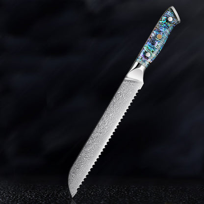 Aonami Damascus Pankiri - Bread Knife