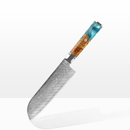 Sora Damascus Santoku