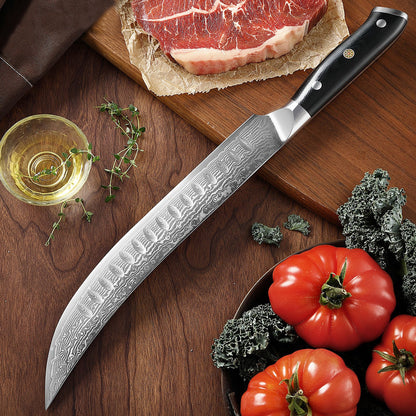 Kuro Damascus Ham Knife
