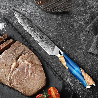 Umi Damascus Steak Knife Bundle