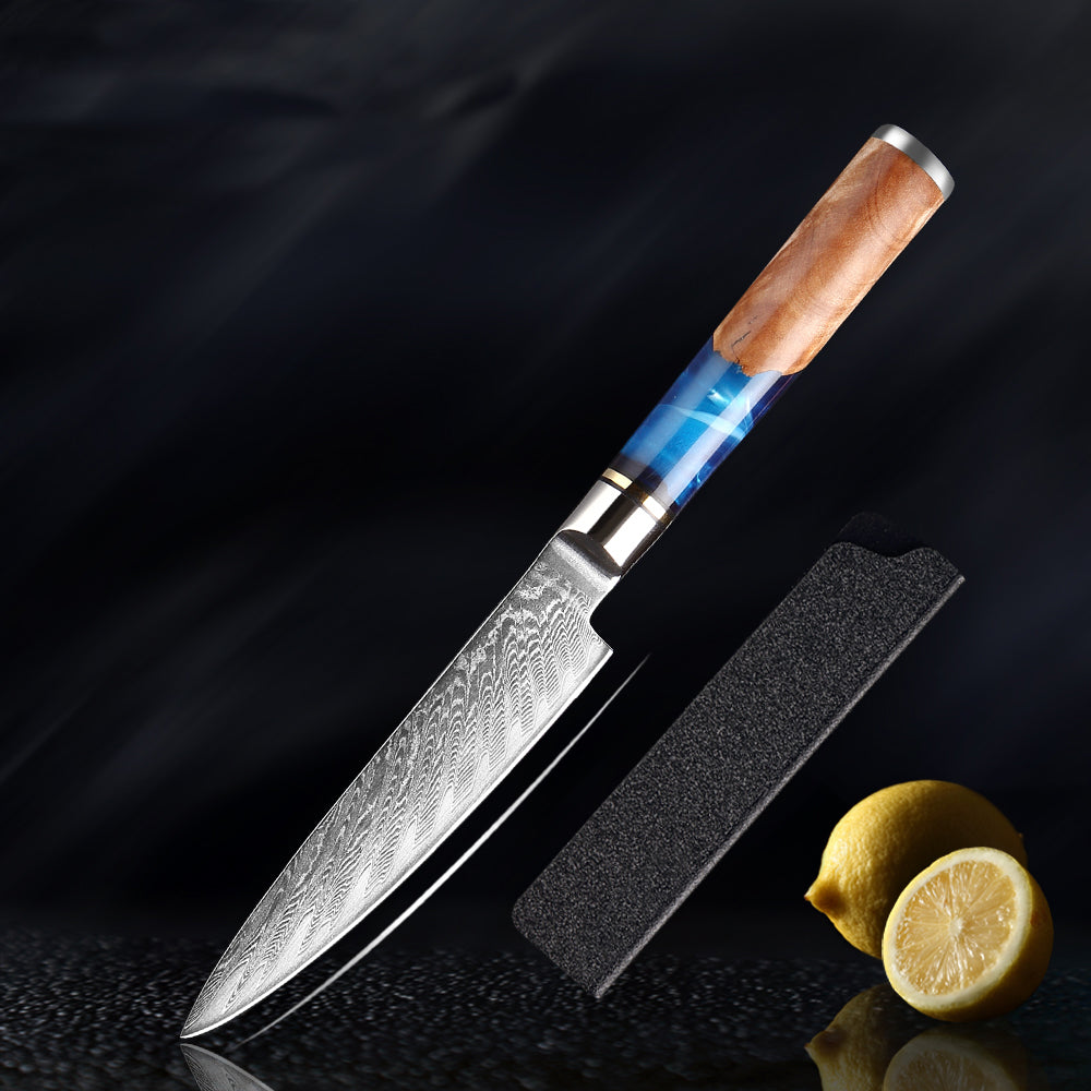 Umi Damascus Petty Knife