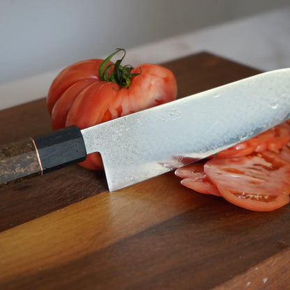 Couteau Santoku 18 cm – Seki Kyuba RYU 🔪🇯🇵
